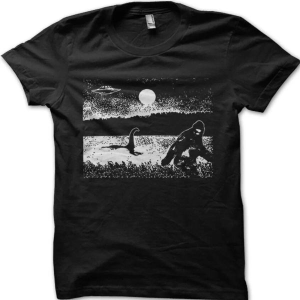bigfoot sasquatch loch ness monster nessie ufo conspiracy printed t-shirt 9054, White;black
bigfoot sasquatch loch ness monster nessie ufo conspiracy printed t-shirt 9054, White;black