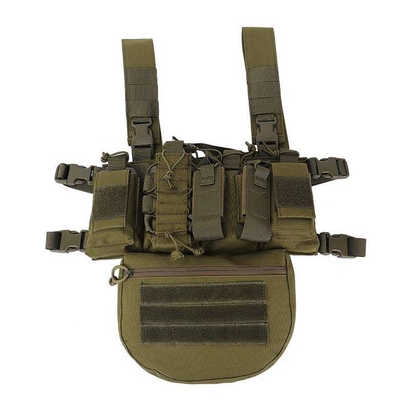 tactical vest military army molle bag outdoor combat training chest rig cs game hunting jackets, Camo;black
tactical vest military army molle bag outdoor combat training chest rig cs game hunting jackets, Camo;black