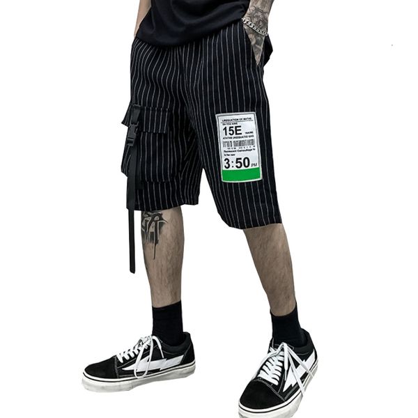 men's shorts cargo stripe drawstring elastic casual male knee length multi pocket streetwear men short pants rqfz, White;black
men's shorts cargo stripe drawstring elastic casual male knee length multi pocket streetwear men short pants rqfz, White;black