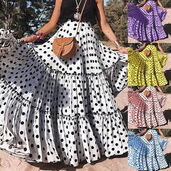 salesnew arrival summer womens skirts plus size polka dot high waist ruffled a line swing maxi skirt wholesale dropshipping, Black
salesnew arrival summer womens skirts plus size polka dot high waist ruffled a line swing maxi skirt wholesale dropshipping, Black