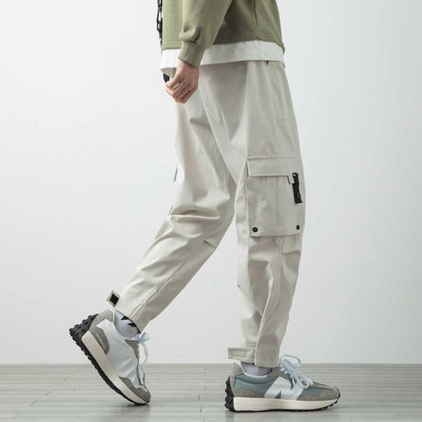 men's pants summer multi-pockets cargo streetwear beige black baggy joggers ankle-length casual trousers 4wfx 
men's pants summer multi-pockets cargo streetwear beige black baggy joggers ankle-length casual trousers 4wfx