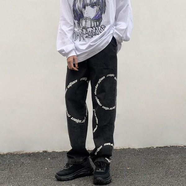 men's jeans european and american style high street ins loose straight summer design sense of fashion brand trousers for teenage, Blue
men's jeans european and american style high street ins loose straight summer design sense of fashion brand trousers for teenage, Blue