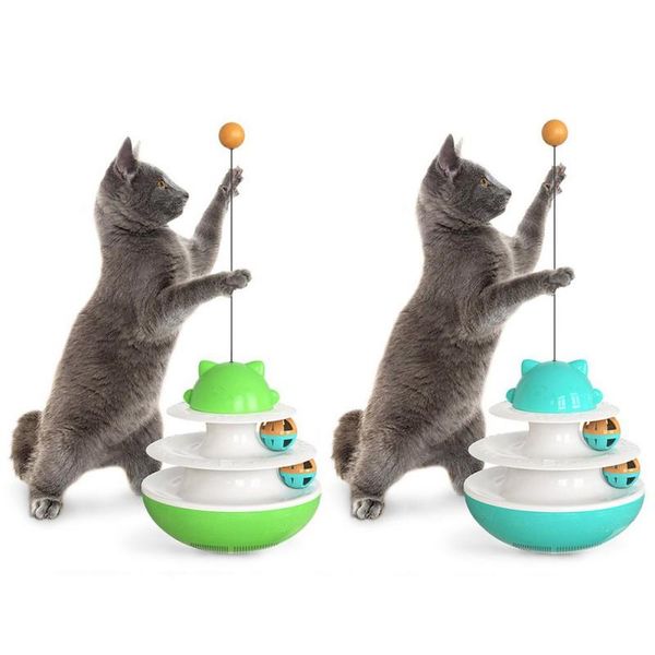 interactive toys for cats turntable light ball three-layer four-layer kitten kitty supplies funny cat stick self-hey favorit
interactive toys for cats turntable light ball three-layer four-layer kitten kitty supplies funny cat stick self-hey favorit