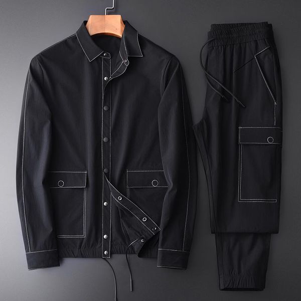 men's tracksuits 21c spring and autumn men sets (jacket+pants) contrast color stitching casual sports man plus size 4xl slim jackets, Gray
men's tracksuits 21c spring and autumn men sets (jacket+pants) contrast color stitching casual sports man plus size 4xl slim jackets, Gray