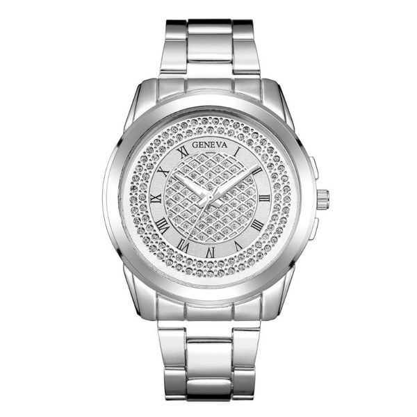 wristwatches geneva watch buiness gold men watches reloj hombre rhinestones steel strap quartz male clock relojes, Slivery;brown
wristwatches geneva watch buiness gold men watches reloj hombre rhinestones steel strap quartz male clock relojes, Slivery;brown