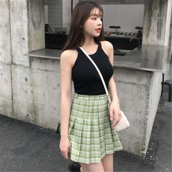 pleated skirt mujer faldas woman skirts womens saias mulher femme jupes fashion lattice mini simplicity student refreshing, Black
pleated skirt mujer faldas woman skirts womens saias mulher femme jupes fashion lattice mini simplicity student refreshing, Black