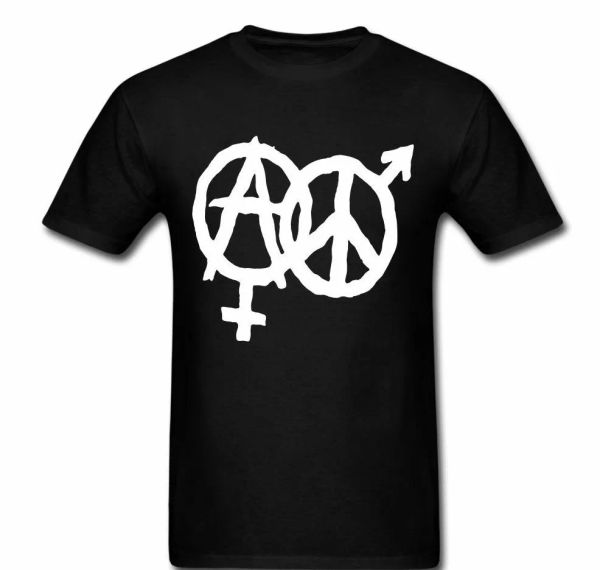 anarchy male female anarchist revolution anti-capitolism graphic tee t-shirt, White;black
anarchy male female anarchist revolution anti-capitolism graphic tee t-shirt, White;black