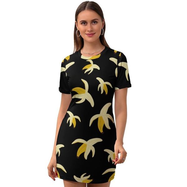 casual dresses banana dress short sleeve holiday sale bodycon cute ladies polyester printed one-piece, Black;gray
casual dresses banana dress short sleeve holiday sale bodycon cute ladies polyester printed one-piece, Black;gray