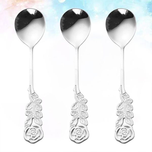 spoons 3pcs stainless steel mini coffee spoon dessert cake mirror surface for home (silver)
spoons 3pcs stainless steel mini coffee spoon dessert cake mirror surface for home (silver)
