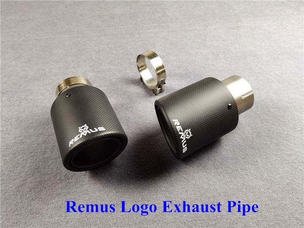 universal single matte carbon fiber exhaust muffler tail tips for remus logo curly car rear exhausts pipe motorcycle system
universal single matte carbon fiber exhaust muffler tail tips for remus logo curly car rear exhausts pipe motorcycle system