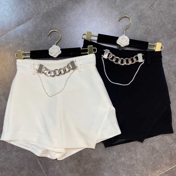 fabpop spring summer high waist diamonds strip chain decoration shorts streetwear women ga987 210709, White;black
fabpop spring summer high waist diamonds strip chain decoration shorts streetwear women ga987 210709, White;black