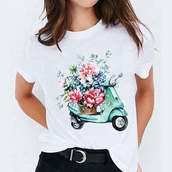 women's t-shirt t shirt for women cartoon watercolor flower floral cute 90s ladies print lady t-shirts womens graphic female tee, White
women's t-shirt t shirt for women cartoon watercolor flower floral cute 90s ladies print lady t-shirts womens graphic female tee, White