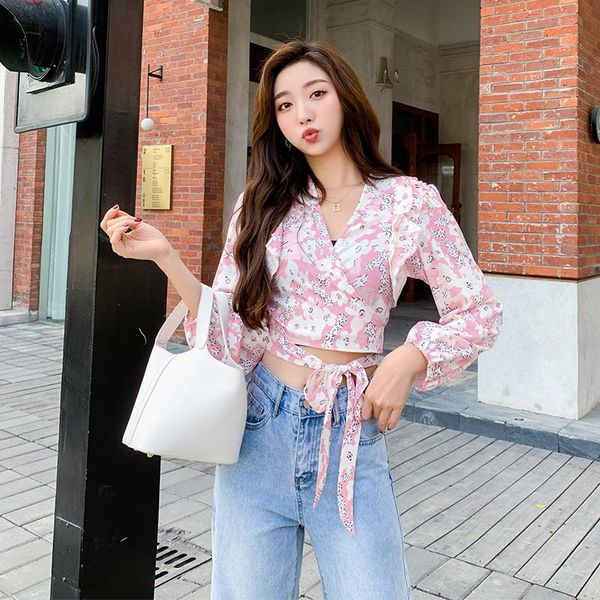 women's blouses & shirts small floral 2021 summer waist design niche french short sunscreen chiffon shirt, White
women's blouses & shirts small floral 2021 summer waist design niche french short sunscreen chiffon shirt, White