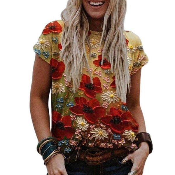 women's t-shirt casual short sleeve tees summer 2021 flower print fashion 5xl oversize female loose o-neck plus size splice top, White
women's t-shirt casual short sleeve tees summer 2021 flower print fashion 5xl oversize female loose o-neck plus size splice top, White