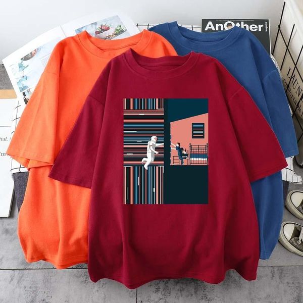 men's t-shirts dmnteestore interstellar active harajuku fashion t-shirt 14-color pure cotton round neck loose summer short sleeves, White;black
men's t-shirts dmnteestore interstellar active harajuku fashion t-shirt 14-color pure cotton round neck loose summer short sleeves, White;black