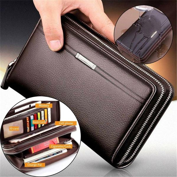 business men wallets leather cell phone purse hand bag super zipper large card holders carteras de hombre#g30, Red;black
business men wallets leather cell phone purse hand bag super zipper large card holders carteras de hombre#g30, Red;black