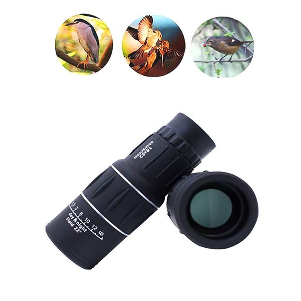 telescopes 16x52 hd mini monocular telescope prism dual focus adjusting with phone clip tripod for hunting camping scopes
telescopes 16x52 hd mini monocular telescope prism dual focus adjusting with phone clip tripod for hunting camping scopes