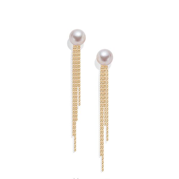 sinya classical 18k tassel natural real round pearls stud earring in au750 gold for women girls mum gift, Golden;silver
sinya classical 18k tassel natural real round pearls stud earring in au750 gold for women girls mum gift, Golden;silver