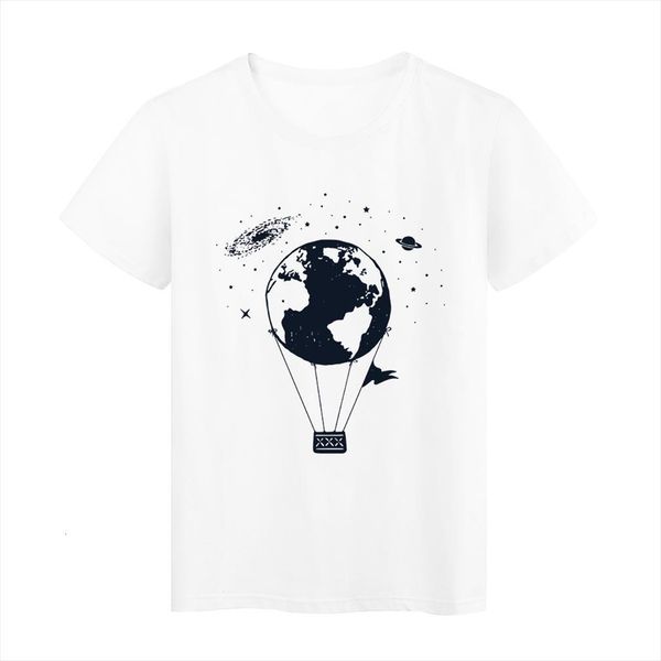 Exquisite Cosmic Belief Style Men T Shirts And Women Creative Earth Day Series Top Tee White Summer Design Crewneck, White;black
Exquisite Cosmic Belief Style Men T Shirts And Women Creative Earth Day Series Top Tee White Summer Design Crewneck, White;black