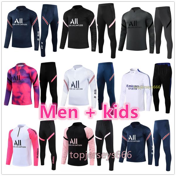 21 22 football training suit + men soccer tracksuit 2021 2022 mens kids survetement foot chandal futbol tuta jogging, Black
21 22 football training suit + men soccer tracksuit 2021 2022 mens kids survetement foot chandal futbol tuta jogging, Black