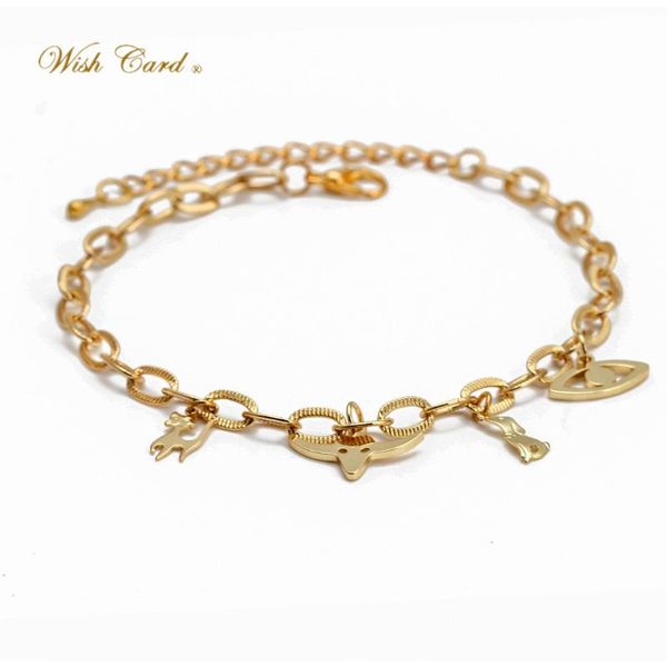 wish card fashion eye pendant bracelet for women animal charm gold color accesories creative jewelry link, chain, Black
wish card fashion eye pendant bracelet for women animal charm gold color accesories creative jewelry link, chain, Black