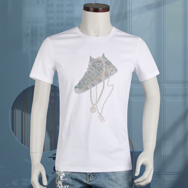 80 thread count double-sided mercerized cotton xinjiang summer men's short sleeve t-shirt round neck ice silk high-end feeling ha, White;black
80 thread count double-sided mercerized cotton xinjiang summer men's short sleeve t-shirt round neck ice silk high-end feeling ha, White;black