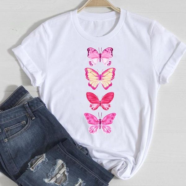 women's t-shirt women cartoon butterfly watercolor trend cute summer female tshirts fashion clothes graphic t lady print tee, White
women's t-shirt women cartoon butterfly watercolor trend cute summer female tshirts fashion clothes graphic t lady print tee, White
