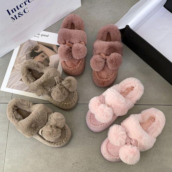 cotton drag women's warm plush insoles winter shoes ankle all-match autumn and slippers, Black
cotton drag women's warm plush insoles winter shoes ankle all-match autumn and slippers, Black