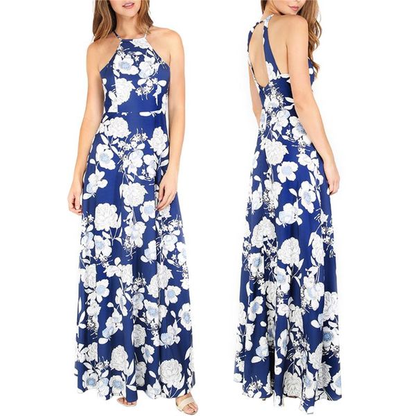 casual dresses floral dress for women plus size elegant vintage sleeveless halter ankle-length woman clothing vestido de mujer, Black;gray
casual dresses floral dress for women plus size elegant vintage sleeveless halter ankle-length woman clothing vestido de mujer, Black;gray