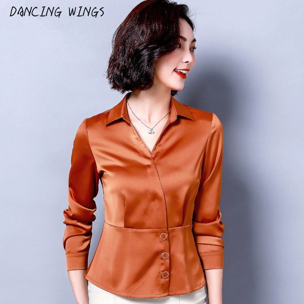 women's knits & tees woman office shirts 2021 autumn long sleeve silk stain shirt female elegant work wear plus size kp49, White
women's knits & tees woman office shirts 2021 autumn long sleeve silk stain shirt female elegant work wear plus size kp49, White