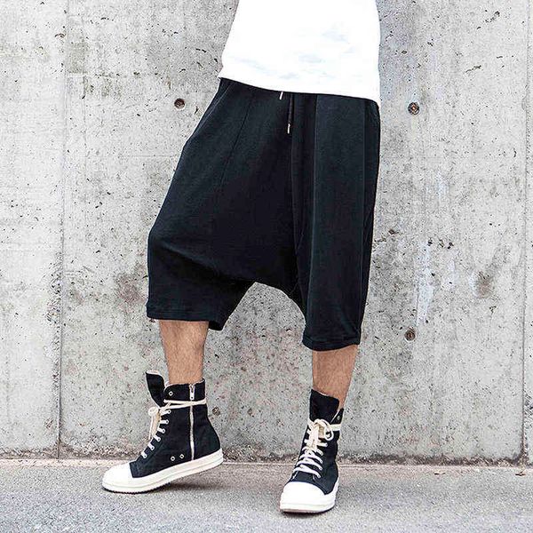 men summer casual loose harem pant wide leg trousers male low cortch cross pant high street hip hop punk jogger pant w220214, Black
men summer casual loose harem pant wide leg trousers male low cortch cross pant high street hip hop punk jogger pant w220214, Black