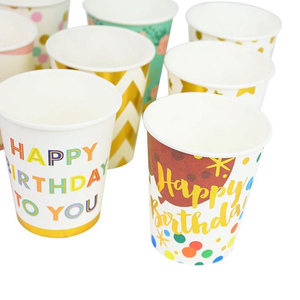 disposable dinnerware 10pcs happy birthday drinking cup tableware cups for baby shower kids girl boy wedding party decoration
disposable dinnerware 10pcs happy birthday drinking cup tableware cups for baby shower kids girl boy wedding party decoration