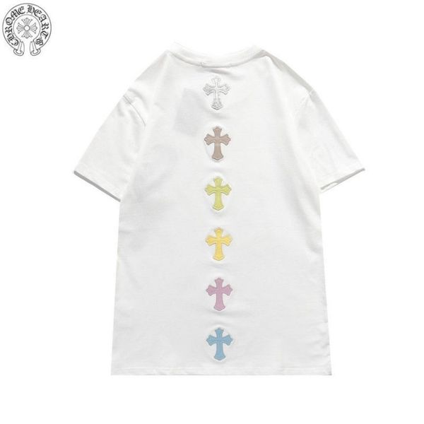 crosin neck leather cross crosin letter round sanskrit print men's and women's matching casual short sleeves, White;black
crosin neck leather cross crosin letter round sanskrit print men's and women's matching casual short sleeves, White;black