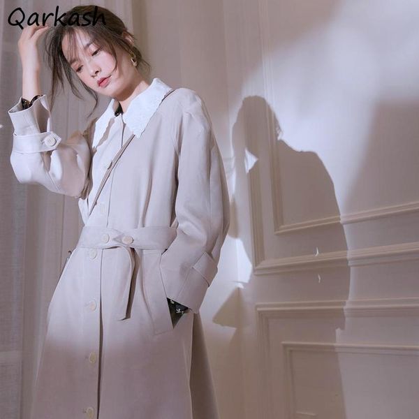 women's trench coats women plus size 3xl loose windbreaker casual sweet harajuku spring all-match long coat woman fashion cute streetwe, Tan;black
women's trench coats women plus size 3xl loose windbreaker casual sweet harajuku spring all-match long coat woman fashion cute streetwe, Tan;black