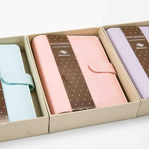 notepads macaron leather spiral notebook original office personal diary/week planner/agenda organizer cute ring stationery binder a5 a6, Purple;pink
notepads macaron leather spiral notebook original office personal diary/week planner/agenda organizer cute ring stationery binder a5 a6, Purple;pink