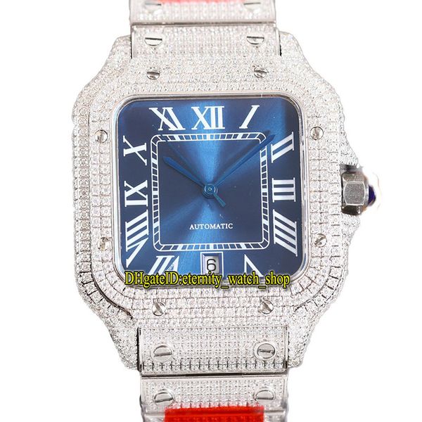 2022 twf 4w0005 paved diamonds eta a2824 automatic mens watch blue roman dial iced out diamond 316l stainless steel bracelet jewelry eternit, Slivery;brown
2022 twf 4w0005 paved diamonds eta a2824 automatic mens watch blue roman dial iced out diamond 316l stainless steel bracelet jewelry eternit, Slivery;brown
