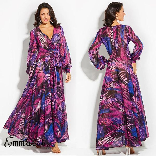 womens long chiffon sleeve v-neck evening party prom ball gown maxi dress casual dresses, Black;gray 
womens long chiffon sleeve v-neck evening party prom ball gown maxi dress casual dresses, Black;gray