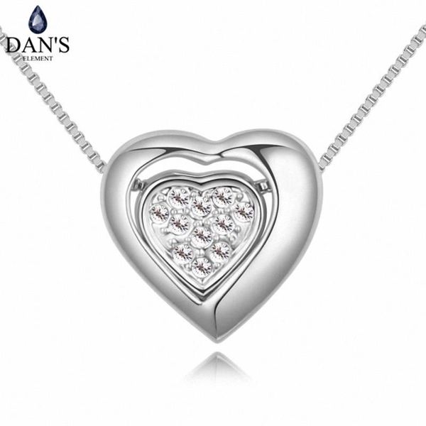 pendant necklaces dan's brand 5 colors real austrian crystals fashion double heart necklace for women valentine gift 128240, Silver
pendant necklaces dan's brand 5 colors real austrian crystals fashion double heart necklace for women valentine gift 128240, Silver