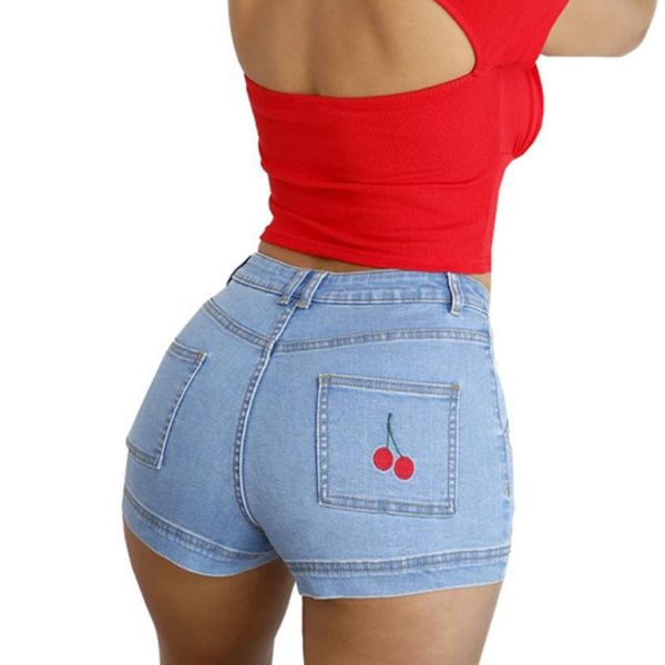 women's jeans embroidered mid-waist super stretch denim shorts summer fashion blue skinny short harajuku distressed pencil pants 
women's jeans embroidered mid-waist super stretch denim shorts summer fashion blue skinny short harajuku distressed pencil pants