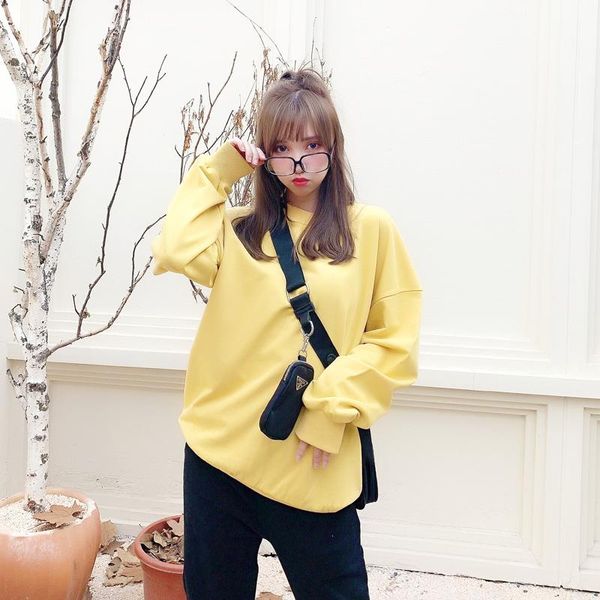 women's hoodies & sweatshirts autumn women solid color loose cotton hoodie harajuku winter basic pullovers sweatshirt casual long sleev, Black
women's hoodies & sweatshirts autumn women solid color loose cotton hoodie harajuku winter basic pullovers sweatshirt casual long sleev, Black
