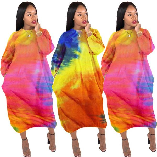 women large long dress african tie dye printed fashion loose mid-calf without pocket plus size maxi vestidos streetwear casual dresses, Black;gray
women large long dress african tie dye printed fashion loose mid-calf without pocket plus size maxi vestidos streetwear casual dresses, Black;gray