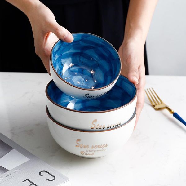 bowls starry sky gold handmade ceramic salad bowl porcelain tableware kitchen soup noodle rice dinnerware set home decoration
bowls starry sky gold handmade ceramic salad bowl porcelain tableware kitchen soup noodle rice dinnerware set home decoration