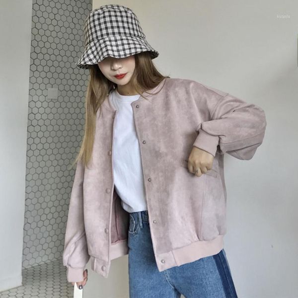 women's jackets spring and autumn net red ins super fire solid color fashion versatile baseball jacket female student, Black;brown
women's jackets spring and autumn net red ins super fire solid color fashion versatile baseball jacket female student, Black;brown