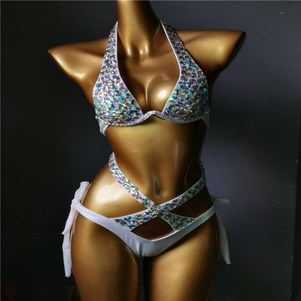 women's swimwear 2021 vacation style diamond bikini set lace hollow out crystal women bathing suit bling stones swim, White;black
women's swimwear 2021 vacation style diamond bikini set lace hollow out crystal women bathing suit bling stones swim, White;black
