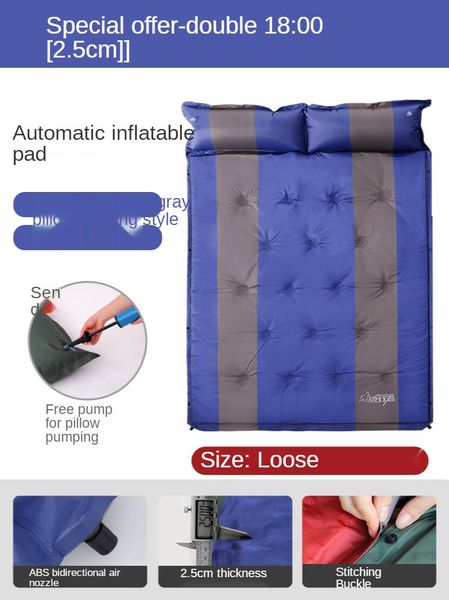 outdoor pads camping mat thickened inflatable mattress automatic tent moisture-proof air cushion bed
outdoor pads camping mat thickened inflatable mattress automatic tent moisture-proof air cushion bed
