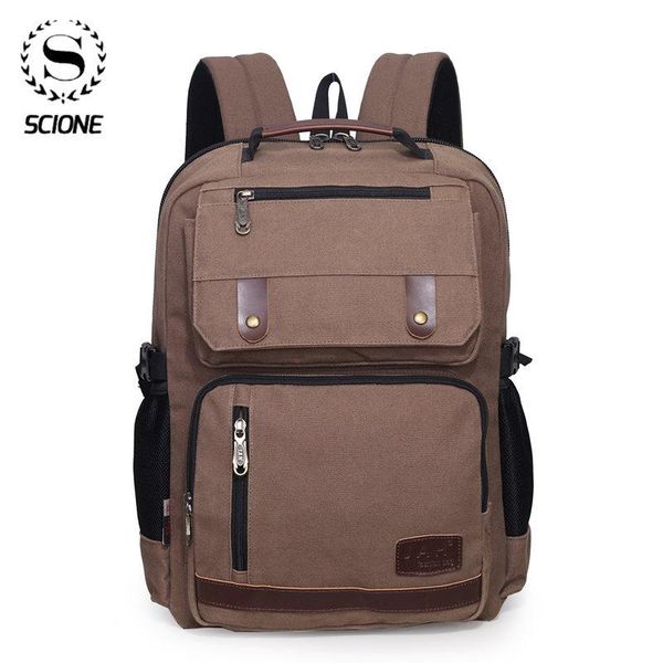 backpack scione vintage canvas men large capacity travel shoulder bag fashion students lapmale notebook
backpack scione vintage canvas men large capacity travel shoulder bag fashion students lapmale notebook