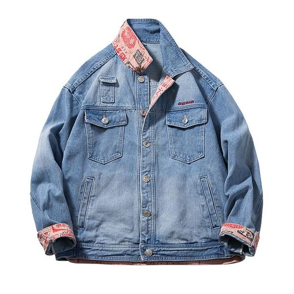 men's jackets m-5xl fashion autumn loose casual denim jacket high-quality cotton patch embroidery multi-pocket, Black;brown
men's jackets m-5xl fashion autumn loose casual denim jacket high-quality cotton patch embroidery multi-pocket, Black;brown