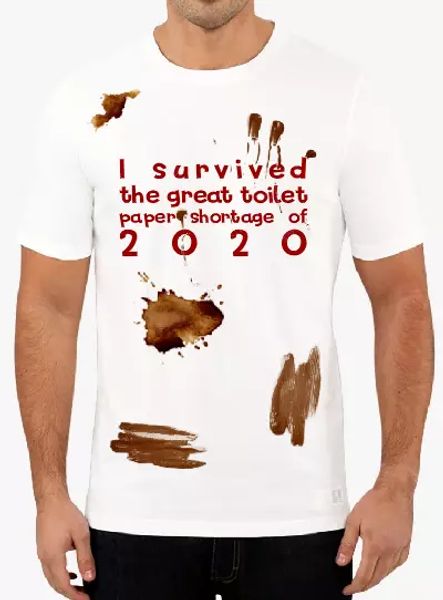 I survived the great toilet paper shortage of 2020 TP Funny Tee t-shirt, White;black
I survived the great toilet paper shortage of 2020 TP Funny Tee t-shirt, White;black