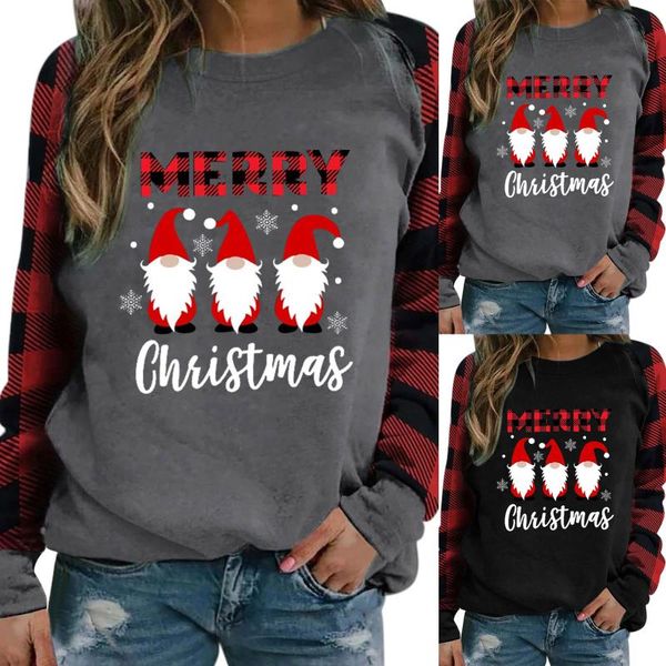 women's blouses & shirts christmas sweatshirts cute santa gnome plaid print harajuku hoodies casual plus size long sleeve pullovers d5, White
women's blouses & shirts christmas sweatshirts cute santa gnome plaid print harajuku hoodies casual plus size long sleeve pullovers d5, White