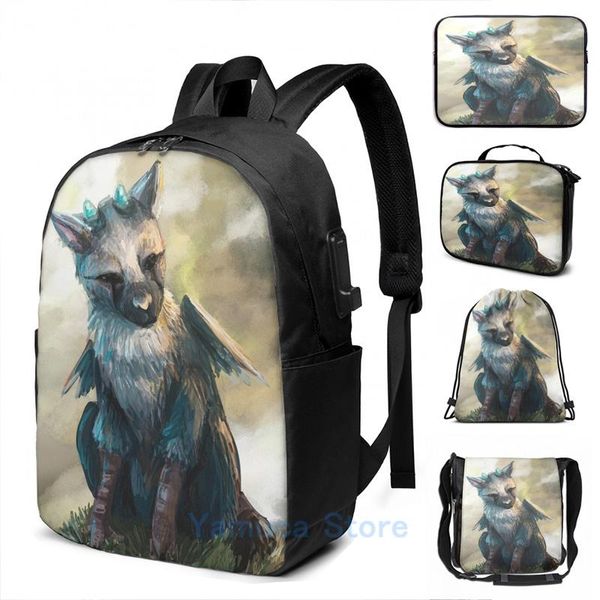 backpack funny graphic print trico the last guardian usb charge men school bags women bag travel laptop
backpack funny graphic print trico the last guardian usb charge men school bags women bag travel laptop